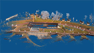 Fast meshing large point clouds